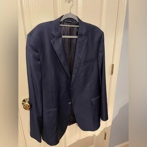 G Manzoni Navy Light Weight Wool Blazer